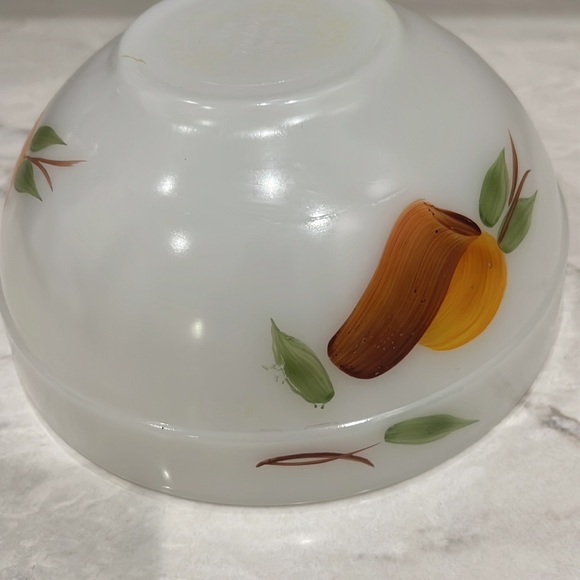 Fire King Gay Fad Hand Painted square Casserole and Bowl - Picture 4 of 14